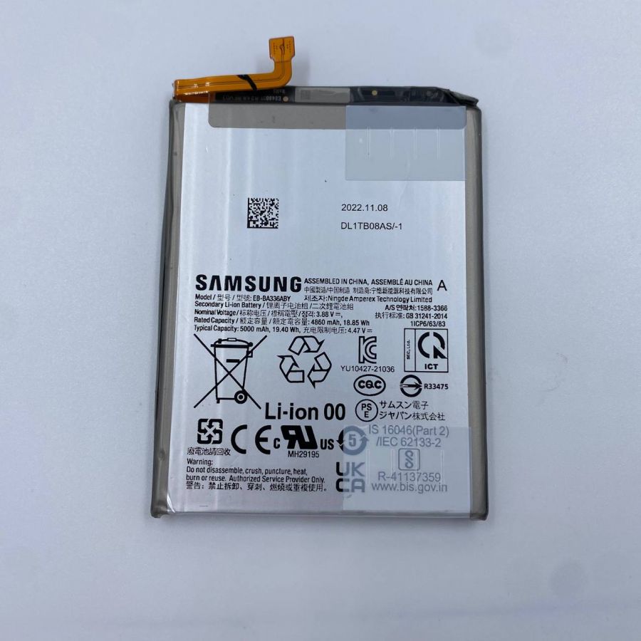 Samsung A336 / A536 Galaxy A33 5G / A53 5G (EB-BA336ABY / EB-BA536ABY) АКБ аккумулятор оригинал с разбора