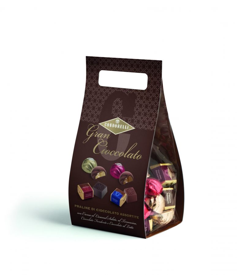 Конфеты шоколадные пралине ассорти, Condorelli, 200 г, Gran cioccolato 200 g