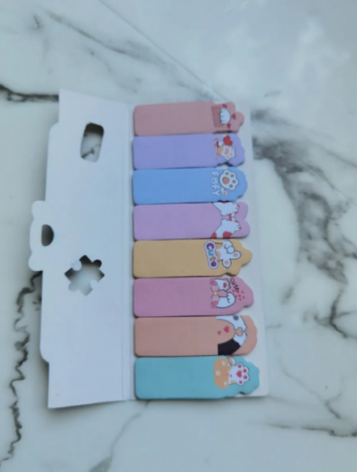 Самоклеящиеся стикер/закладка Лапка 49039