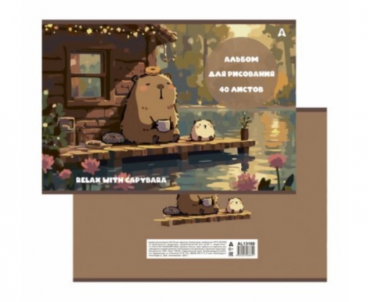 Альбом для рисования А4 40л 49043