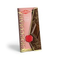 Шоколад темный с сицилийским миндалем пралине, Condorelli, 100 г, Tavoletta di cioccolato extra fondente con mandorle pralinate di Sicilia 100 g