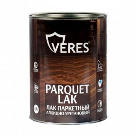 Лак Паркетный Veres Parquet Lak 0.9л Алкидно-Уретановый Глянцевый / Верес Паркет Лак