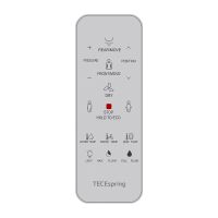 Комплект TECEspring, застенный модуль с унитазом с функцией биде схема 7