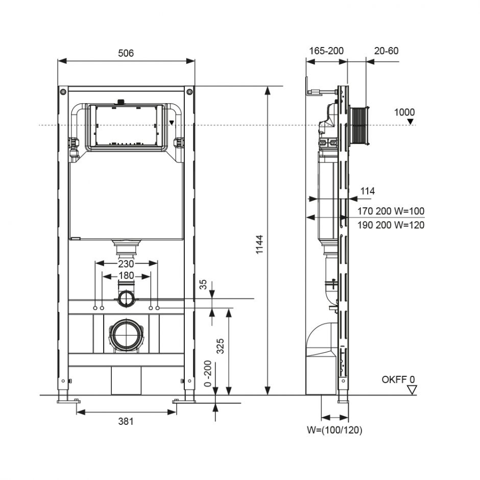 Застенный модуль TECEspring Profil ФОТО