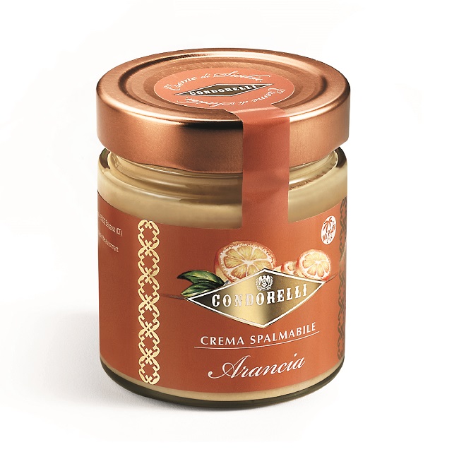 Крем Апельсиновый , Condorelli, 190 г, Crema al gusto arancia 190 g