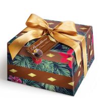 Панеттоне с темным шоколадом и ромом, Condorelli, 750 г, Panettone al cacao e rhum ricoperto di cioccolato fondente 750 g