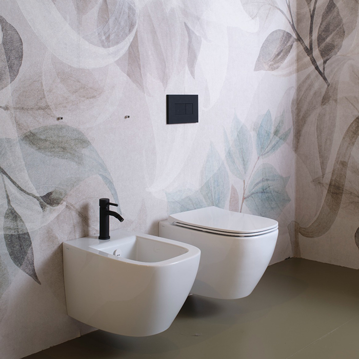 Унитаз подвесной безободковый Simas Juniper JU18, смыв Tornado ФОТО