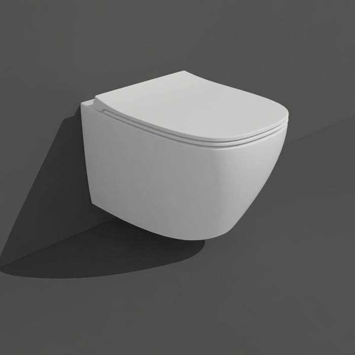 Унитаз подвесной безободковый Simas Juniper JU18, смыв Tornado