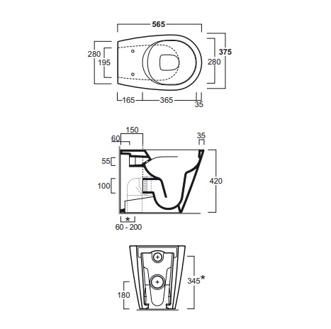 Напольный унитаз Simas Gambassi GA01 ФОТО