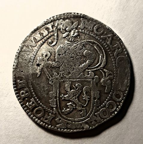 1 талер Левендальдер 1650 Западная Фрисландия Фризия Нидерланды UNC