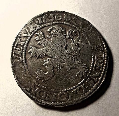 1 талер Левендальдер 1650 Западная Фрисландия Фризия Нидерланды UNC