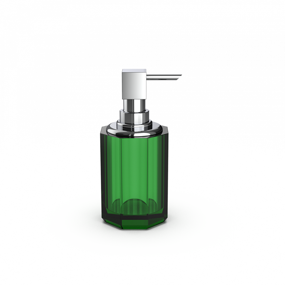 Дозатор для житкого мыла Decor Walther Kristall 09434 с хромированной фурнитурой ФОТО