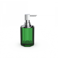 Дозатор для житкого мыла Decor Walther Kristall 09434 с хромированной фурнитурой схема 2