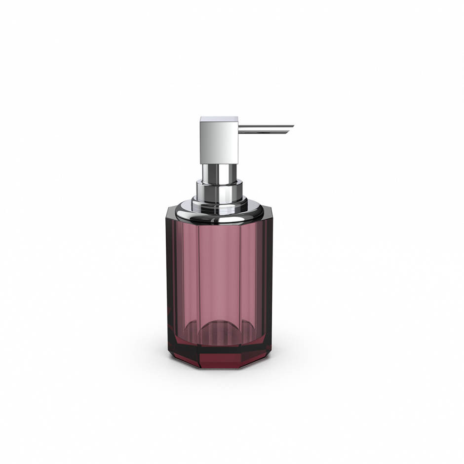 Дозатор для житкого мыла Decor Walther Kristall 09434 с хромированной фурнитурой ФОТО