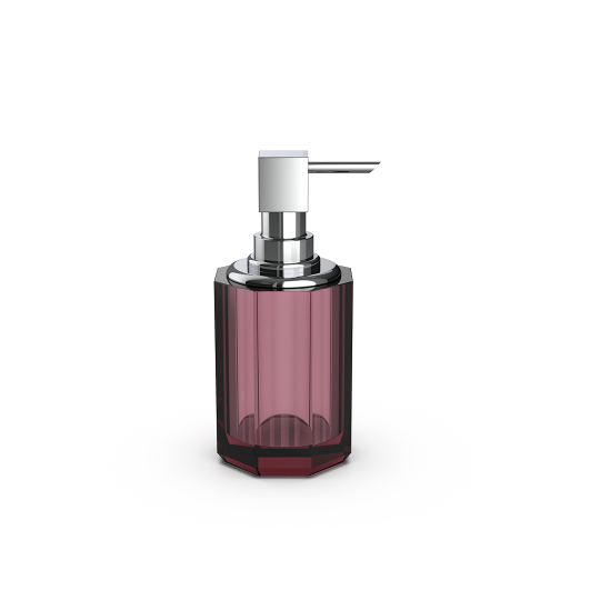 Дозатор для житкого мыла Decor Walther Kristall 09434 с хромированной фурнитурой схема 4