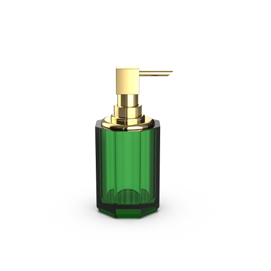 Дозатор для житкого мыла Decor Walther Kristall 09435 с фурнитурой золотого цвета схема 2 Дозатор для житкого мыла Decor Walther Kristall 09435 с фурнитурой золотого цвета схема 2