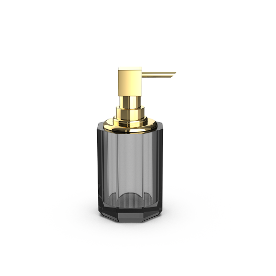 Дозатор для житкого мыла Decor Walther Kristall 09435 с фурнитурой золотого цвета схема 3 Дозатор для житкого мыла Decor Walther Kristall 09435 с фурнитурой золотого цвета схема 3