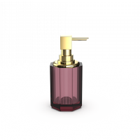 Дозатор для житкого мыла Decor Walther Kristall 09435 с фурнитурой золотого цвета схема 4 Дозатор для житкого мыла Decor Walther Kristall 09435 с фурнитурой золотого цвета схема 4