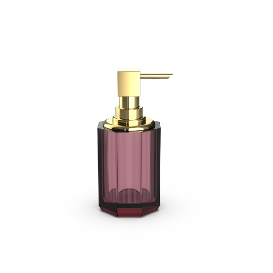 Дозатор для житкого мыла Decor Walther Kristall 09435 с фурнитурой золотого цвета схема 4 Дозатор для житкого мыла Decor Walther Kristall 09435 с фурнитурой золотого цвета схема 4