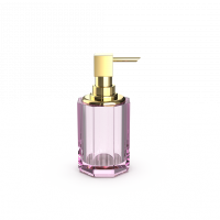 Дозатор для житкого мыла Decor Walther Kristall 09435 с фурнитурой золотого цвета схема 6 Дозатор для житкого мыла Decor Walther Kristall 09435 с фурнитурой золотого цвета схема 6