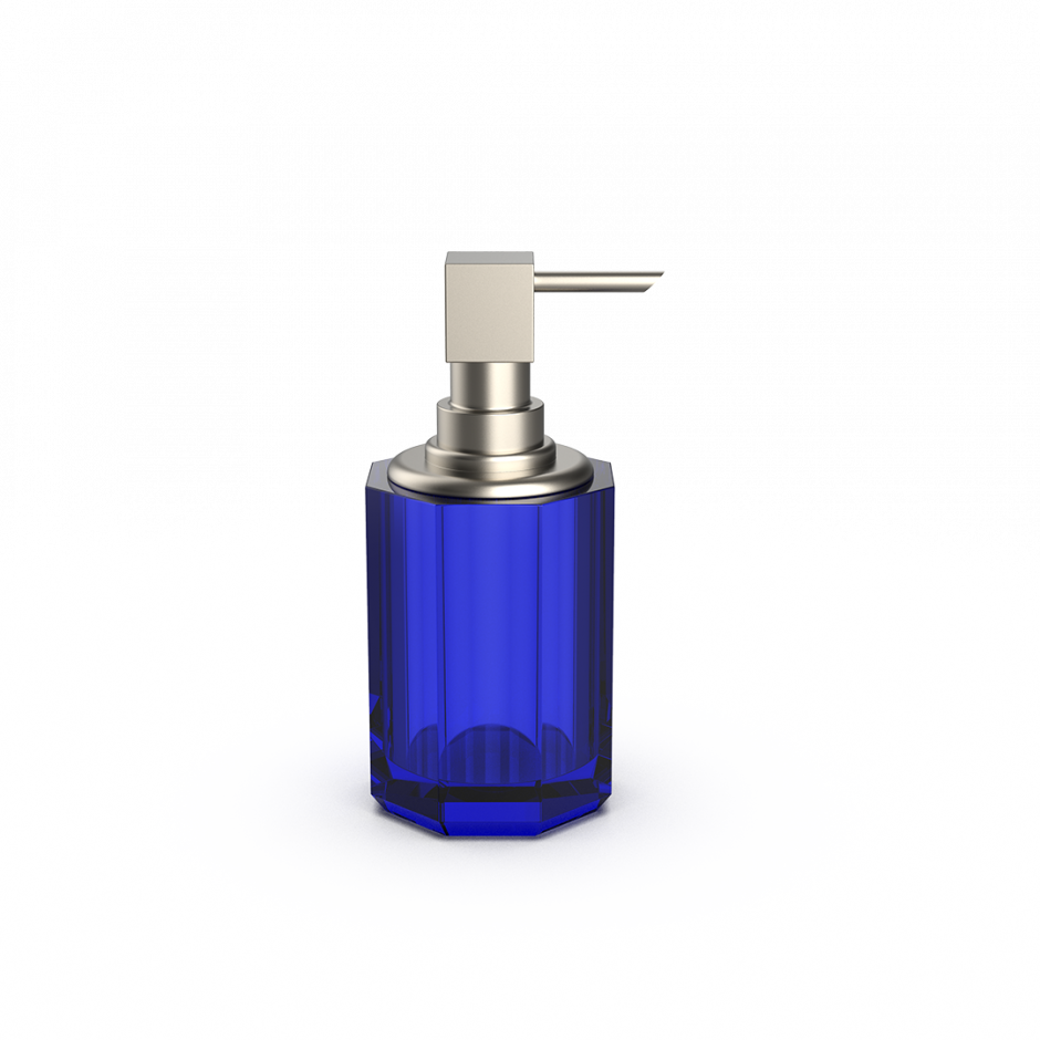 Мыльный дозатор Decor Walther Kristall 09437 с фурнитурой цвета никель