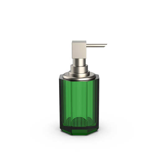 Мыльный дозатор Decor Walther Kristall 09437 с фурнитурой цвета никель схема 2