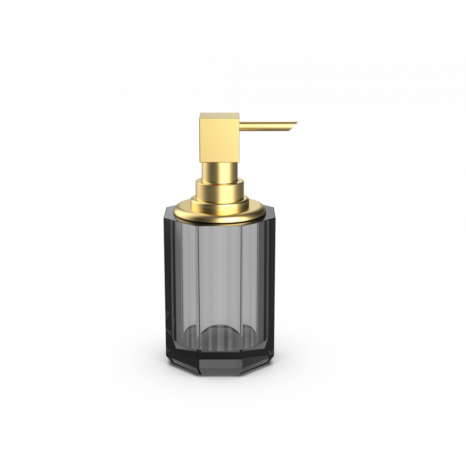 Мыльный дозатор Decor Walther Kristall 09437 с фурнитурой цвета никель ФОТО