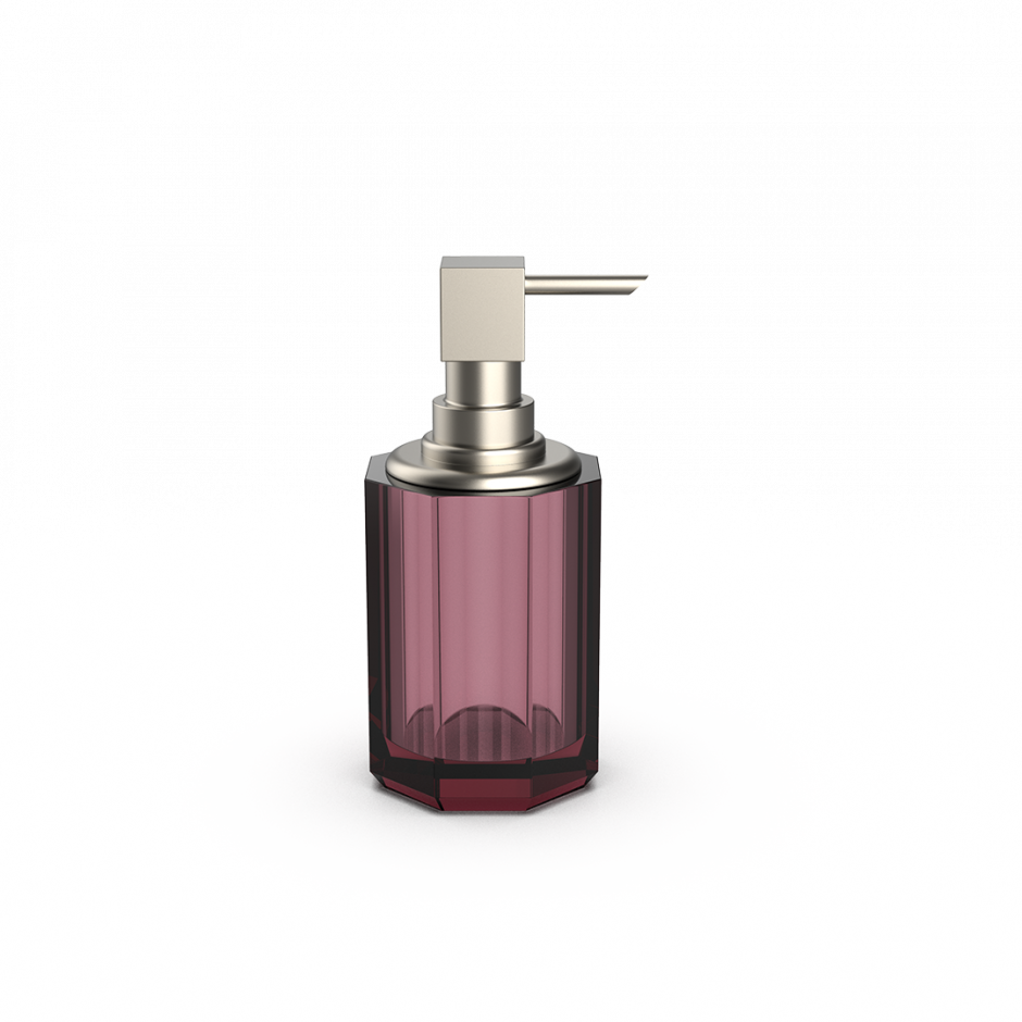 Мыльный дозатор Decor Walther Kristall 09437 с фурнитурой цвета никель ФОТО