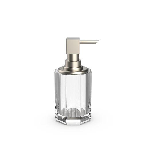 Мыльный дозатор Decor Walther Kristall 09437 с фурнитурой цвета никель схема 5