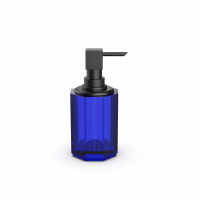 Мыльный дозатор Decor Walther Kristall 09438 с черной фурнитурой схема 1