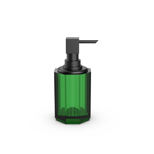 Мыльный дозатор Decor Walther Kristall 09438 с черной фурнитурой схема 2