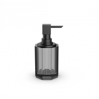 Мыльный дозатор Decor Walther Kristall 09438 с черной фурнитурой схема 3