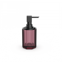 Мыльный дозатор Decor Walther Kristall 09438 с черной фурнитурой схема 4