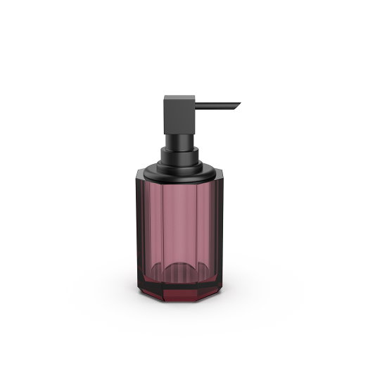 Мыльный дозатор Decor Walther Kristall 09438 с черной фурнитурой схема 4