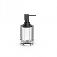 Мыльный дозатор Decor Walther Kristall 09438 с черной фурнитурой схема 5