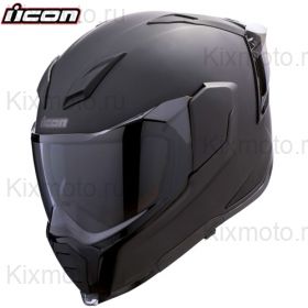 Шлем Icon Ultraflite Rizz, матовый чёрный