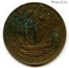 Великобритания 1/2 пенни 1955