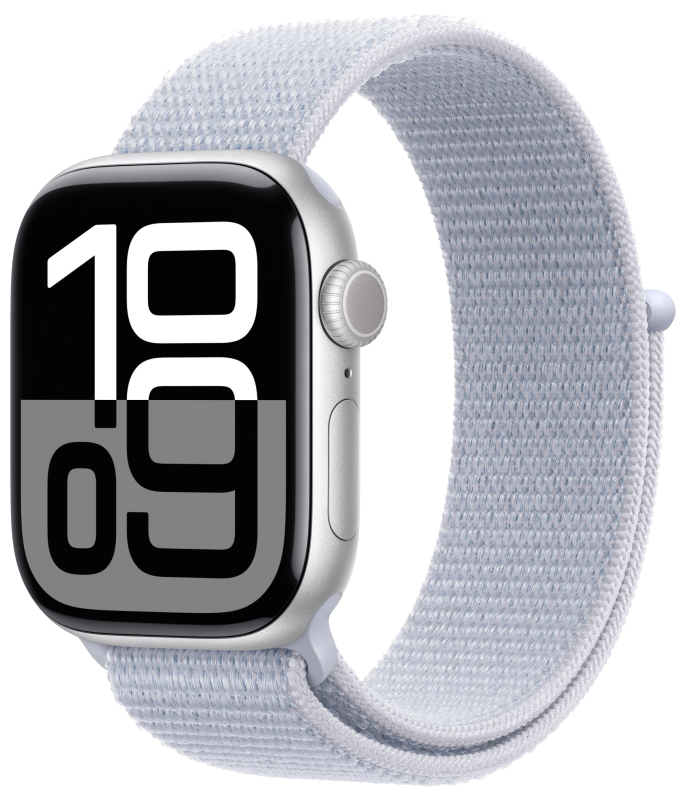 Apple watch S10 46 Silver Al. Blue SL MWWN3