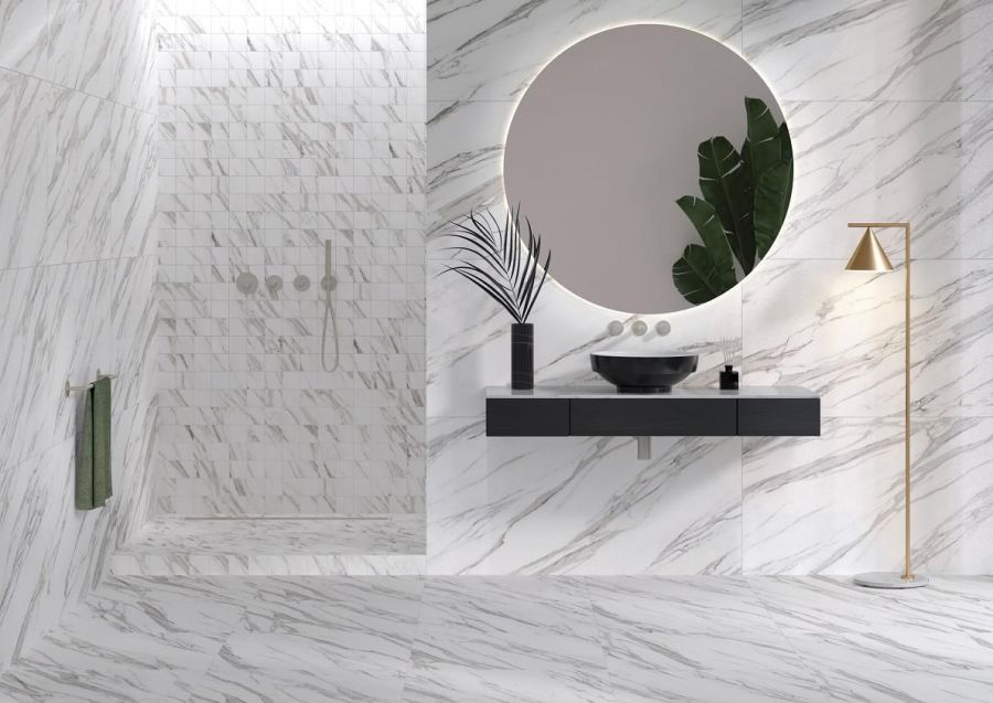 MarbleSet Венато Светло-серый Лаппато R9 Ректификат 60х60 K951301LPR01VTE0