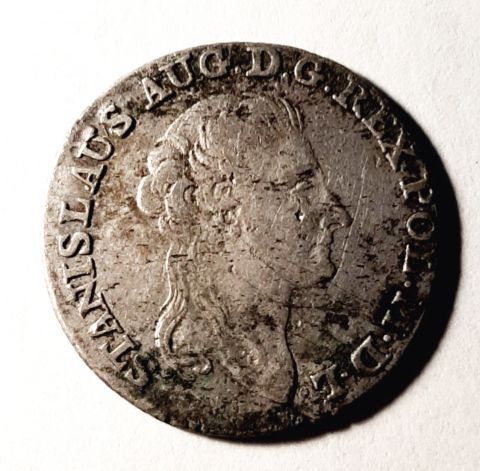 1 злотый 4 грошена 30 грошей 1789 Литва Польша Редкий год AUNC
