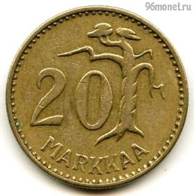 Финляндия 20 марок 1954 H
