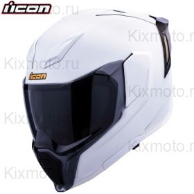 Шлем Icon Ultraflite Rizz, белый матовый