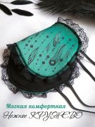 маска для сна с кружевами