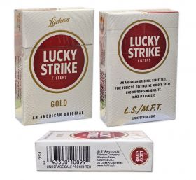 Сигареты — Lucky strike gold, Made in USA (современный, внутренний рынок). Редкие. Оригинал