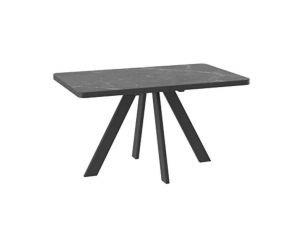 Стол раздвижной BOBY RADIAL-140 (1400(1800)*850*750мм), Керамика STONE BLACK ST