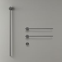 Электрический модульный полотенцесушитель Cea Design EQUILIBRIO AEQB53 с кнопкой включения 3 модуля (1х106см, 2х58см) схема 1