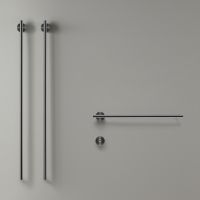 Электрический модульный полотенцесушитель Cea Design EQUILIBRIO AEQB73 с кнопкой включения 3 модуля (2х106см, 1х58см) схема 1