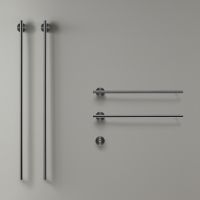 Электрический модульный полотенцесушитель Cea Design EQUILIBRIO AEQB74 с кнопкой включения 4 модуля (2х106см, 2х58см) схема 1