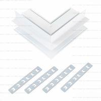 Внешний угол-соединитель для встраиваемого магнитного шинопровода Skyline 48 Белый
