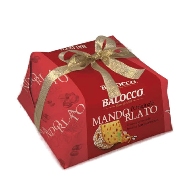 Панеттоне классический в подарочной упаковке Balocco 750 г, Panettone classico basso incartato a mano 750 g